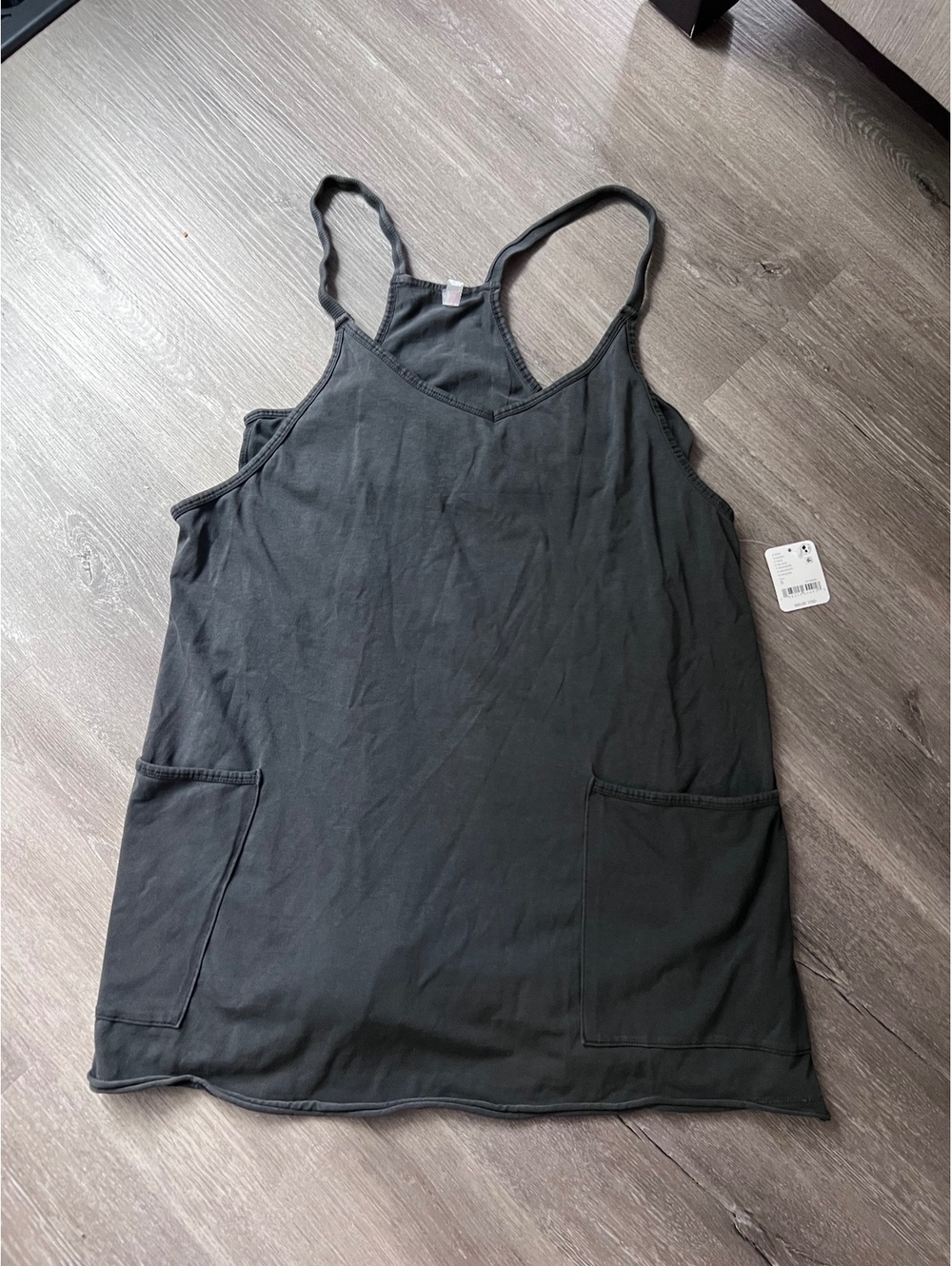 Free people athletic dress with shorts racerback